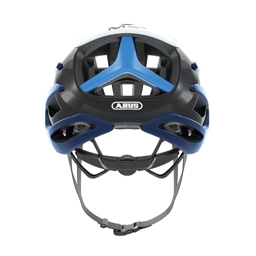 ABUS Rennradhelm AirBreaker - High-End Fahrradhelm für den professionellen Radsport - für Damen und Herren - Blau/Weiß, Größe S – Ansicht 3