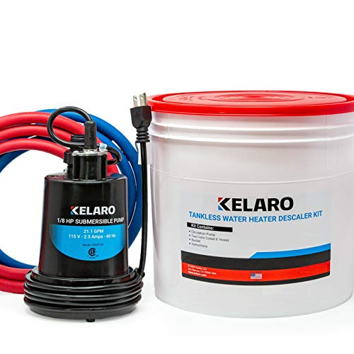 Kelaro Tankless Water Heater Flushing Kit - Just add Vinegar