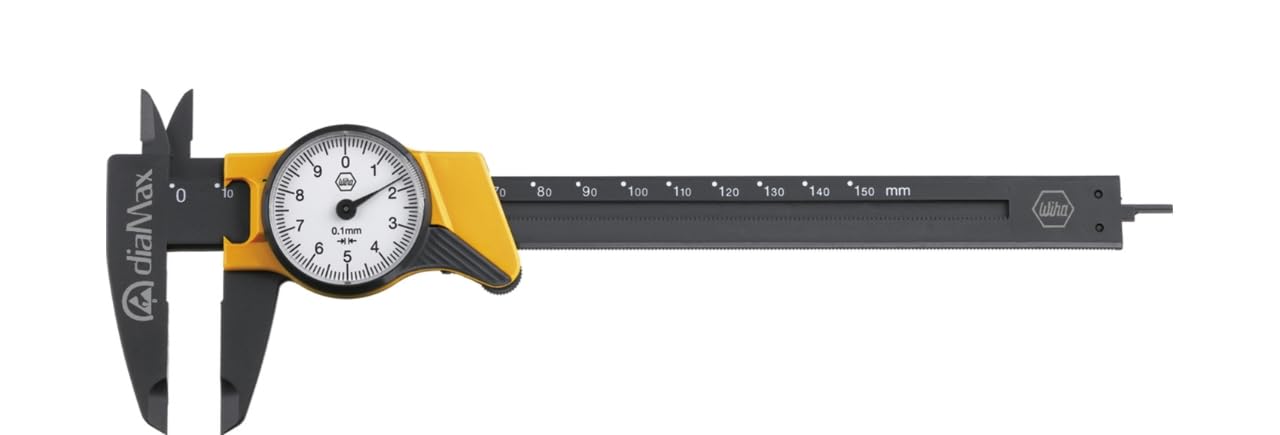 Wiha Uhrmessschieber dialMax® ESD Ablesung 0,1 mm (31439) 150 mm
