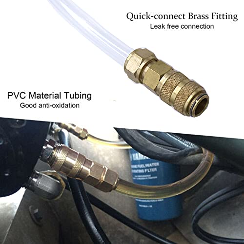 Mocw Replacement For Seastar Bleed Kit / Fill Kit, Leak Free Helm Fitting Rust Free Quick Connect Professional Bleed Kit Fit For Seastar Hydraulic Steering Systems #TOP3