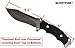 GLORYFIRE Tactical Hunting Knife Fixed Blade Serrated Edge AUS-8 Stainless Steel Blade Outdoor Survival Emergency Kit Full Tang Titanized Anti-Rust Processed Arc Hand Protected with Leather Sheath
