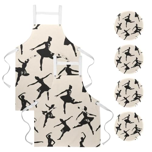 Tablier de cuisine et nettoyage de la maison One Large à motif coloré