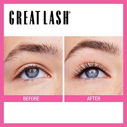 Maybelline New York Great Lash Lots Of Lashes Washable Mascara, Brownish Black, 0.86 Fl Oz, 2 Count #TOP2