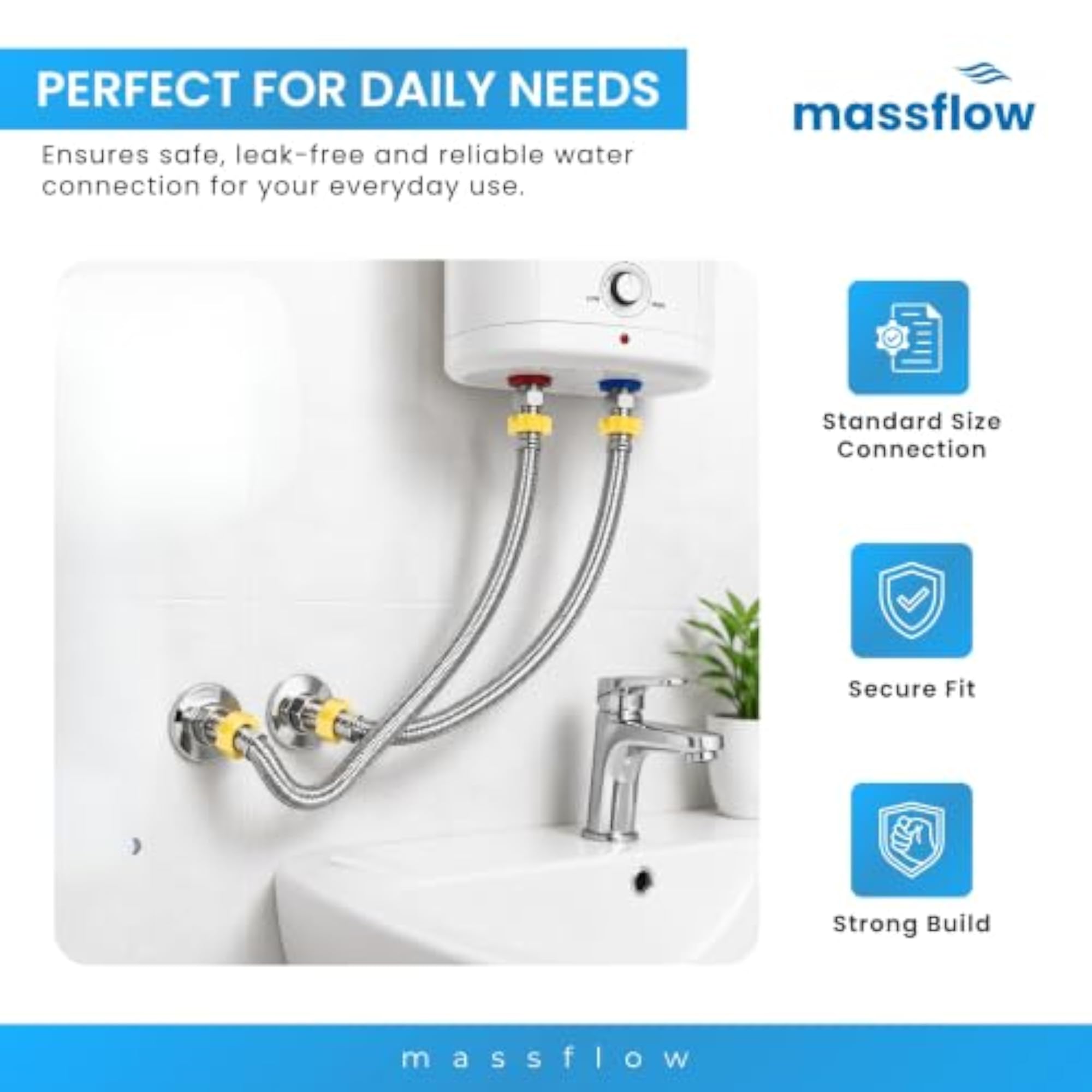 SS Connection Pipe 18 Inch Stainless Steel Braided Hose