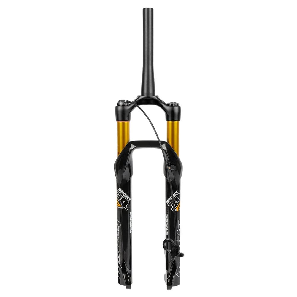 WIQUYBML 26 27.5 29 Inch MTB Air Suspension Fork XC Mountain Bike Front Forks Travel 100mm 1-1/2" RL Magnesium +Aluminum Alloy QR 2120g