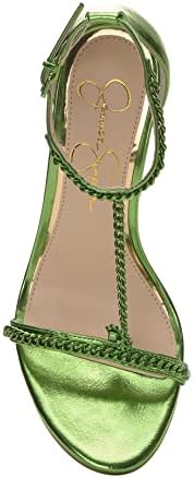 Jessica Simpson Women's Qiven T-Strap High Heel Heeled Sandal, Green, 6.5 | Image 4