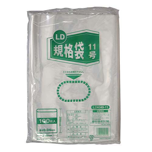 伊藤忠リーテイルリンク LD規格袋 0.04mm 11号 100枚入