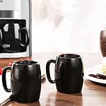 QJRGUY Portable Outdoor Travel Maker Household Appliances 2 Cups Drip 420W Electric Automatic Coffee Steam Espresso Machine Easy To Operate Silver Grey - Image 2