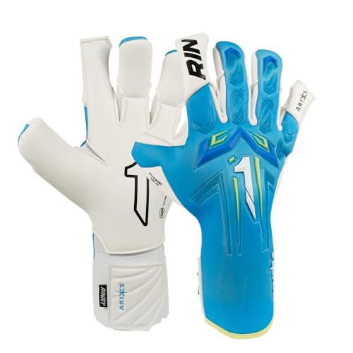 Rinat Guante de Portero Aries X Prime, Azul, Unisex Adulto