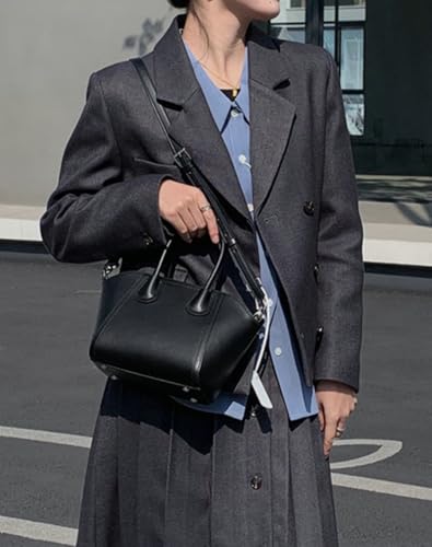 Small Genuine Leather Crossbody Bag for Women Trendy Dumpling Tote Shoulder Purses Ladies Chic Handbags Satchels4