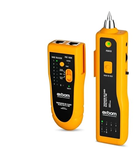 Localizador e Testador de Cabo de Rede RJ45 e RJ11 com Zumbidor