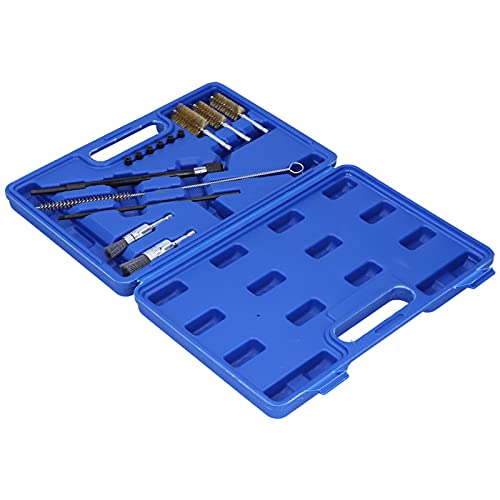 Brandstof Nozzle-14Pcs Brandstof Nozzle Cleaning Tool Kit Injector As Pluggen Draad Nylon Borstels voor Nozzle Base - Image 8