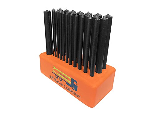 Metal Worker Transfer Punch for Threaded, Drilled or Reamed Holes Complete 28 Piece Set (SAE)