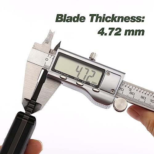 KHU Fixed Blade Knife Tactical, Hunting Knife Survival D2 Steel G10 Handle, Outdoor Hunting Camping Accessories Camping Gear With Kydex Sheath