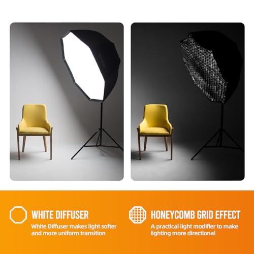 Godox Photo Studio 80Cm 31.5In Portable Octagon Umbrella Softbox,190Cm Light Stand thumb #4
