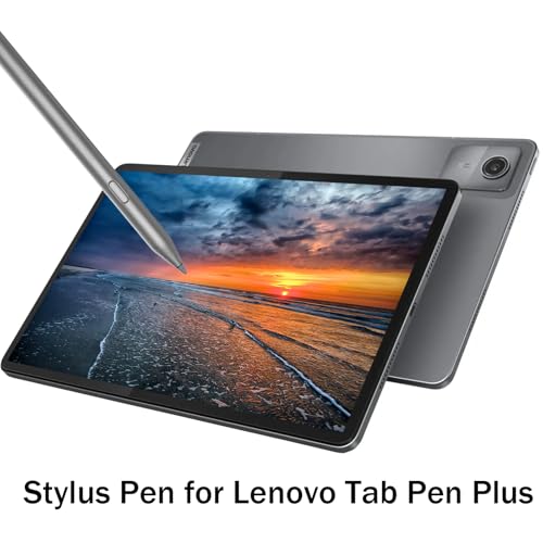 Image of Tab Pen Plus for Lenovo Tab Pen Plus AP500U /AP501U, Tab Pen Plus for Lenovo Tab M11, Tab P12, Tab M10 5G, Tab K11, Tab Y700, Legin Tab Gen 3 Pen Support LPP 2.0 Protocols (Silver)