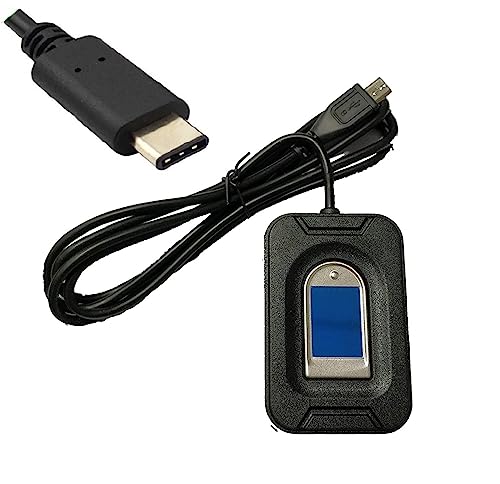 Precision PB510 Biometric Fingerprint C-Type USB Scanner with RD Service & Latest Version Device (Black)