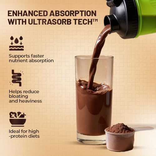 Image of BeastLife Performance Whey Protein Blend | 34g Protein | 5.7g BCAA | 1Kg | Chocolate | Muscle Growth & Recovery | Easy to Digest with Ultrasorb Tech | Smooth & Easy to Mix | Contains Whey Protein Concentrate & Yeast Protein