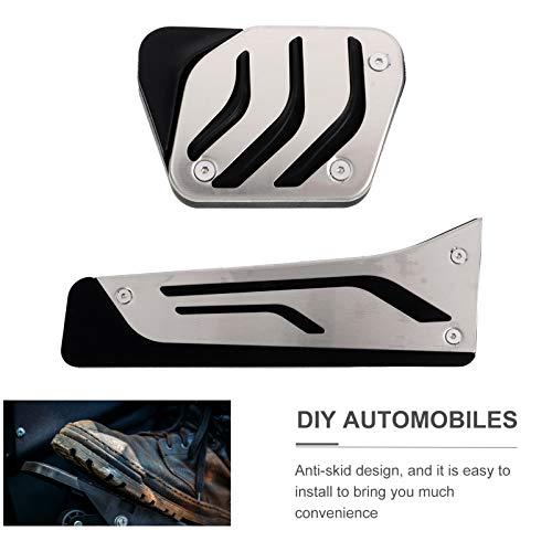 CLISPEED 2Pcs Pedais de Carro Cobrem Pedais de Transmissão Pastilhas de Freio Kit de Pastilhas de Pe