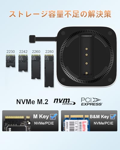 Rocketek Mac mini M4/M4 Pro専用 10-in-1 ドッキングステーション の商品画像 6
