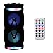 Goshyda Nrg‑6601A Altoparlante per Karaoke, Display Luminoso a LED Bluetooth Macchina per Karaoke Wireless da 2400 mAh, con Telecomando, per Palcoscenico per Feste di Karaoke a Casa(Blue)
