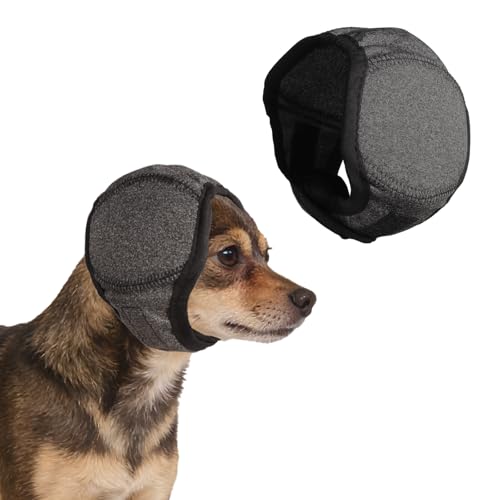 LUFFLOK 2 Stück Ohrenschutz Hund, Verstellbare Gehörschutz für...