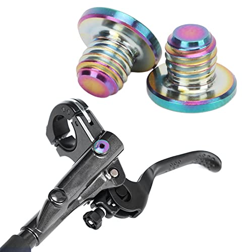 Bike Brake Lever Screws Titanium Alloy Integral Oil Cylinder Lid Bolts Bicycle Hydraulic Brake Bolt for M7000 M8000 M9000 M9020(Colorful) Bicycles and spare parts - Image 2