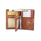 Tarjetero multifuncional compacto con cremallera, fundas para tarjetas de crédito, para mujeres, hombres, estudiantes, conductores, viajeros, trabajo, viajes, gimnasio, citas, playa, desplazamientos