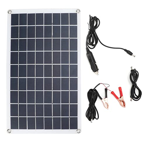 Panneau solaire semi flexible 16W 18V avec double sortie USB et DC pour batterie