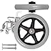 LIGUOYI 2pcs Wheelchair Front Castor Wheels Replacement 6