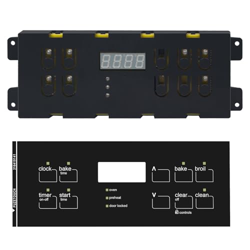 316557118 Oven Control Board Replacement Compatible with Frigidaire Kenmore Electronic Clock/Timer Display 316418208 316557108 120V 60 Hz (Include The Covering Panel)