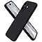 ORNARTO Cover per iPhone 17 6,3 Pollici, Silicone Liquido Premium, Protezione Completa, Gomma Gel Morbida,Custodia Fodera Interna in Microfibra Antigraffio, Antiurto, Nero