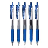 ゼブラ ジェルボールペン サラサクリップ 0.7mm 青 5本セット P-JJB15-BL5-AZ