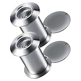 2PCS Türspion, HD Türspion Kamera, Türspion ohne Bohren, 200° Ultraweites Sichtfeld für 35-50 mm Türen, Linse aus Gehärtetem Glas, Geeignet für Hotel, Büro, Zuhause.