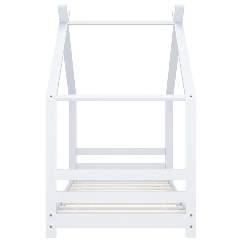 Telaio per letto per bambini in legno massiccio di pino, 80 x 160 cm, crescente con la crescita, in legno robusto, adatto come letto da gioco, angolo di lettura, con vano portaoggetti