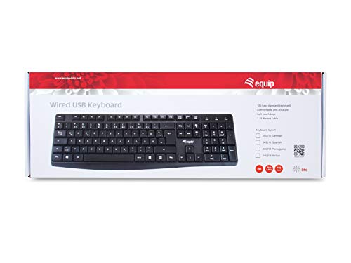 Clavier Italien USB Equip EQUE ergonomique pour ordinateur PC Mac - 3