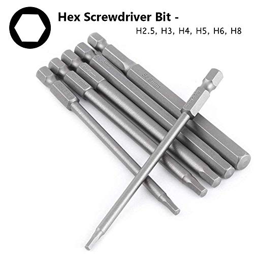 Gasea - Set di punte per cacciavite magnetiche da