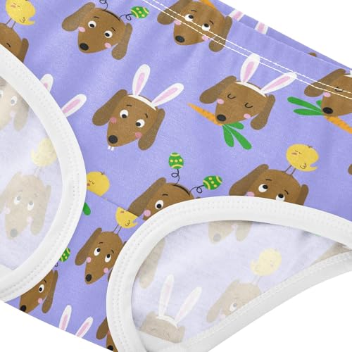 Girls' Underwear Dachshund Cotton Stretch Comfort Toddler Panties4