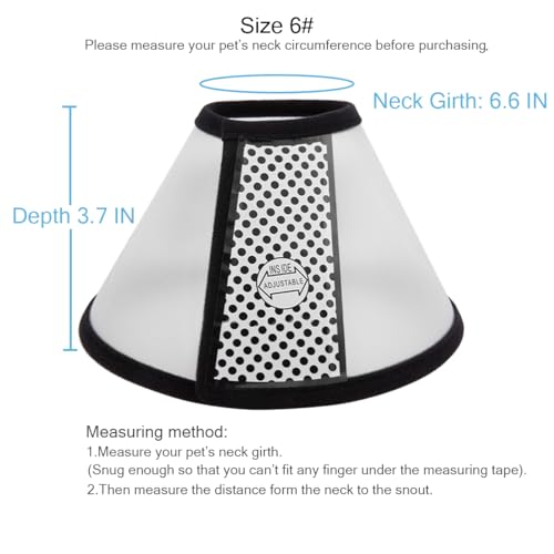 Depets Adjustable Recovery Pet Cone Ecollar for Cats Puppy Rabbit Plastic Elizabeth Protective Collar Wound Healing Practical Neck Cover Small  Medium  Cucciolini Doodles Depets adjustable recovery pet cone e collar for cats puppy rabbit plastic elizabeth protective collar wound healing practical neck cover small  medium   cucciolini doodles