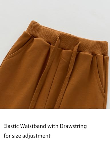 Kids' Solid Color Drawstring Cotton Sweatpants Jogger Pants for Boys & Girls3