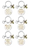 Mitibet Regalo Despedida Maestra, 3 Llaveros Educadora Infantil, Regalo Agradecimiento Profesora, Detalle Fin de Curso Colegio, Mejor Maestra Regalos, Guardería Escuela Primaria, Detalle Original