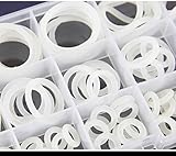 225 PCS VMQ Grade Silicone O Ring Assortment Rubber Silicone Seal Kit Sizes from 6 mm O.D. to 20 mm O.D.