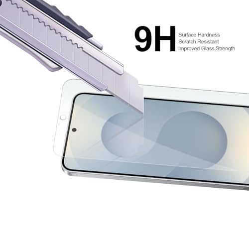 Image of Supershieldz (3 Pack) Designed for Samsung (Galaxy S25 FE) Tempered Glass Screen Protector, Anti Scratch, Bubble Free