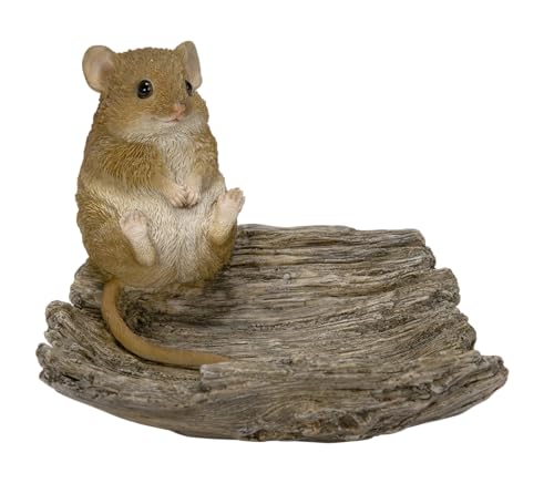Vivid Arts - Ernte Maus auf Treibholz - Gartendekoration - Indoor &...