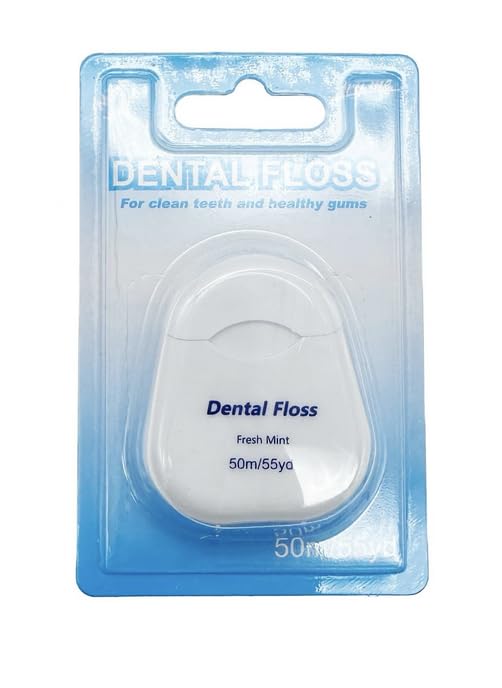 Universal Brands Essential Waxed Mint Floss, 50 m, Pack of 3