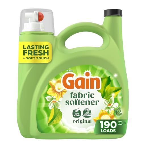 Gain, Liquid Laundry Fabric Softener, Laundry Conditioner, Long Lasting Scent, Softens, Freshness...