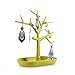 WZhen Schmuck Halskette Ring Ohrring Baum Stand Display Organizer Halter Rack - Avocado Grün