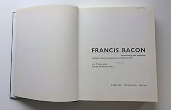 Hardcover Francis Bacon Book