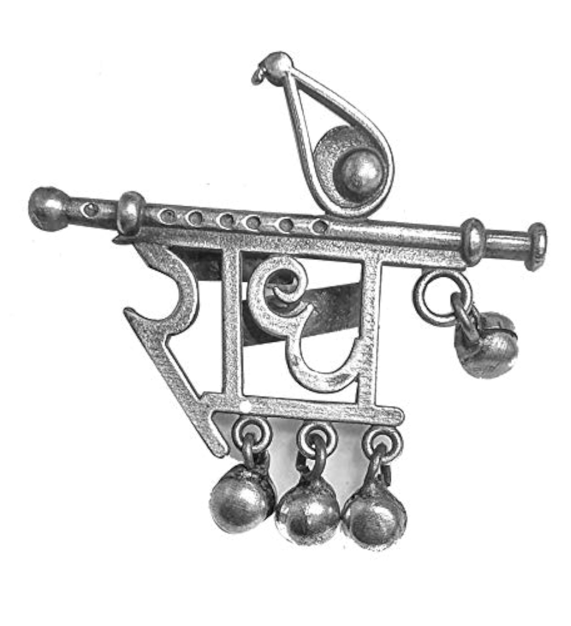 Oxidised Adjustable Ring for Girls
