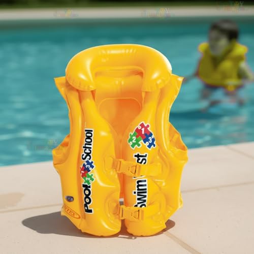 Image of Toy Imagine Deluxe Swim Vest - Pool School Safety Aid for Toddlers & Kids (3-6 yrs) (50cm x 47cm)